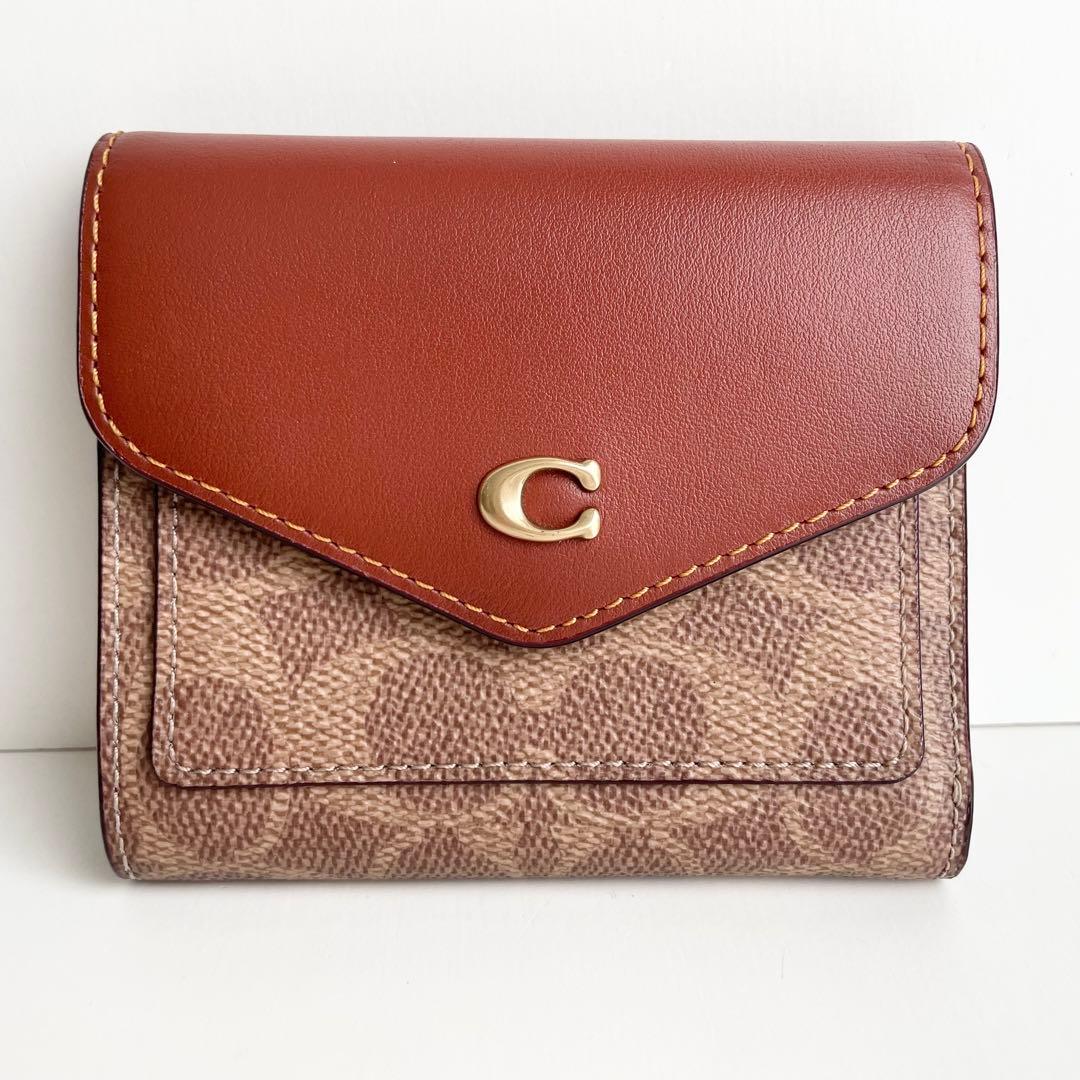コーチ COACH 折り財布 ウィン スモールウォレット シグネチャー 新品保管