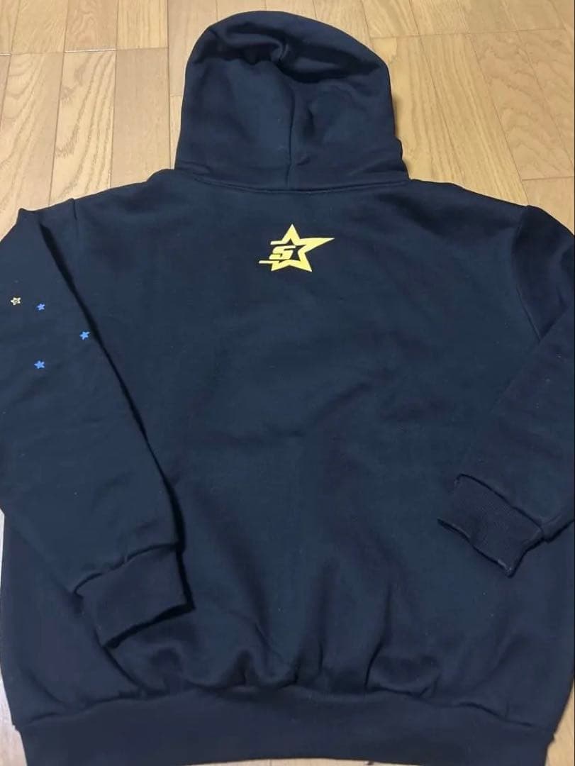 Sp5der P*nk Hoodie (Black Pink) パーカー S