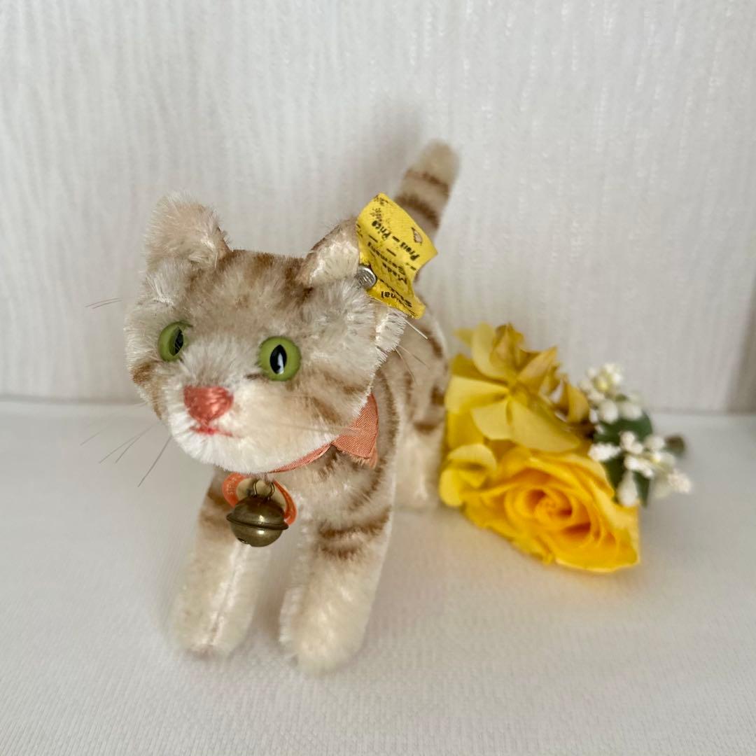 アンティーク シュタイフ ネコ Tapsy ビンテージ