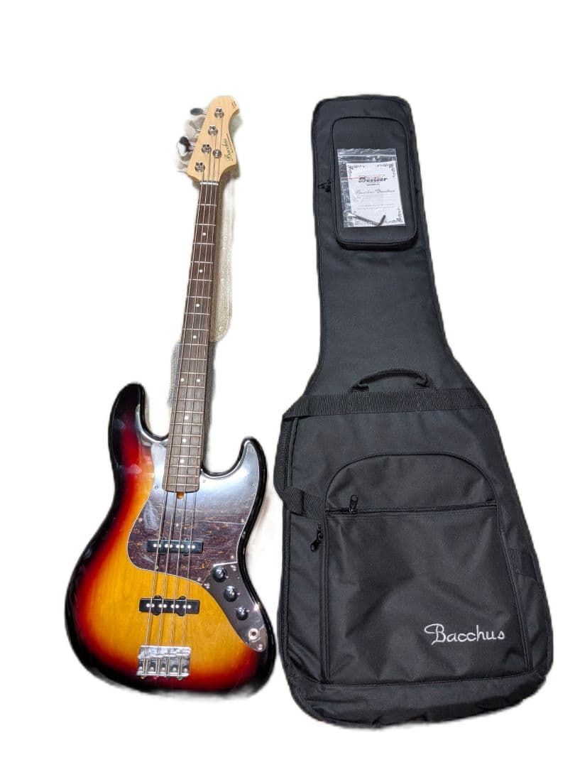 Bacchus BJB-600 G ALD アルダー 3TS ジャズ ベース
