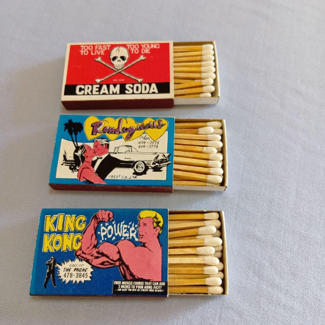 groupie　CREAM SODA クリームソーダ マッチ箱 3種セット