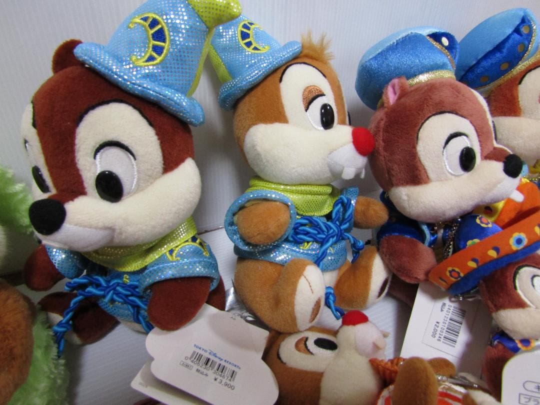 A1172 ディズニー　チップとデール　ぬいぐるみ 122 体セット