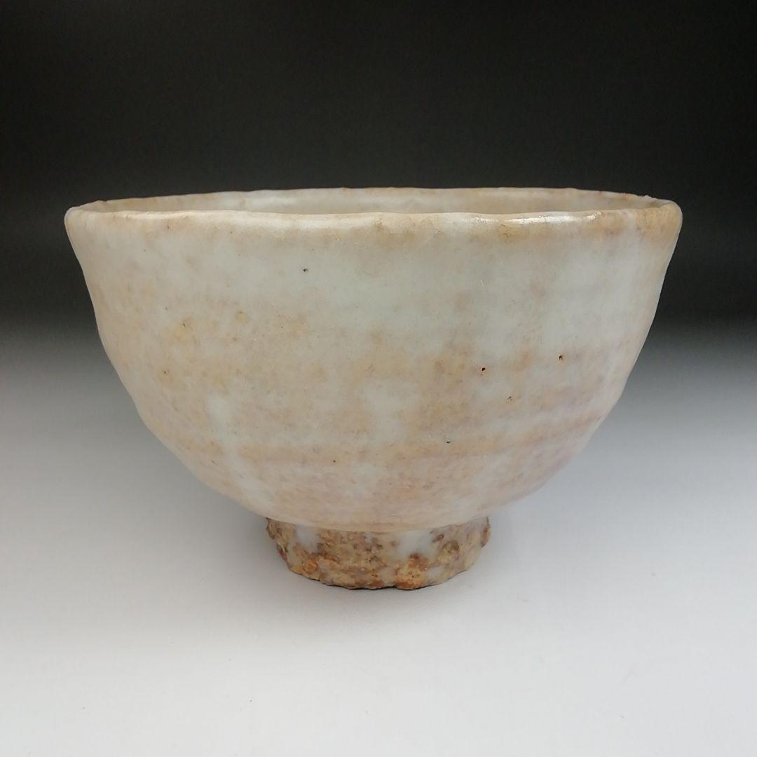 Ｔ４５　茶碗　『萩焼』『唐泊山　喜村皓司』　共箱　抹茶碗　茶道具