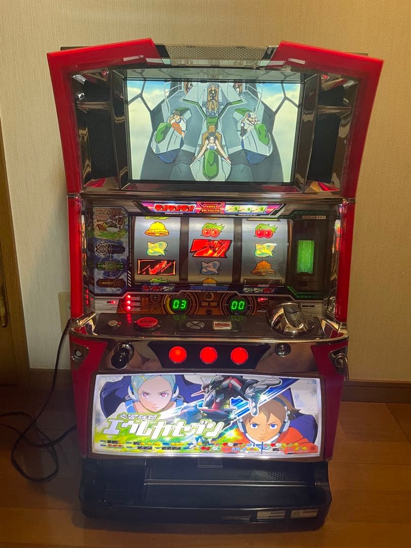 パチスロ　実機　初代　エウレカセブン　送料込み　引き取り可能　5000円引き