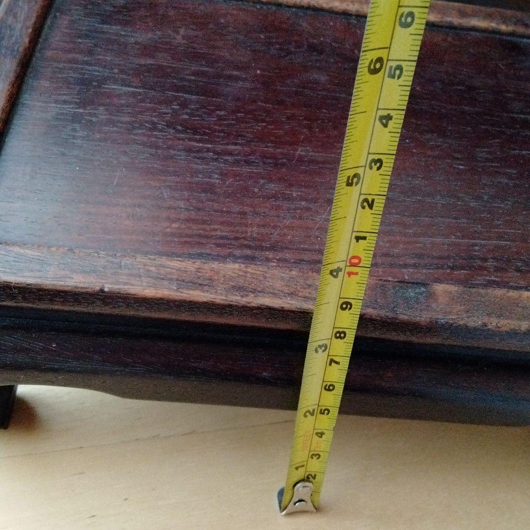 最終値下げ　貴重中国骨董　旧蔵硬木書道用具 中国清の時代古い唐木案机