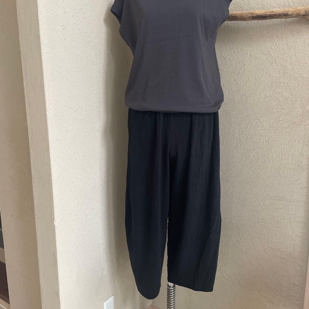 ババグーリ　バルーンパンツ墨色