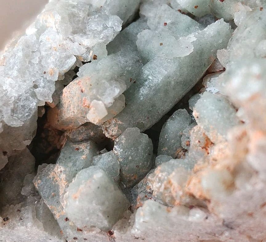 愛の女神❇️マニカラン産 ピンク&グリーン クォーツ クラスター