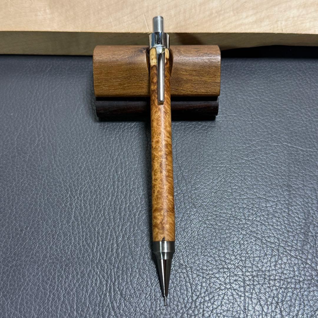 116アンボイナ　木製シャーペン　強低重心ダブルR 補修あり