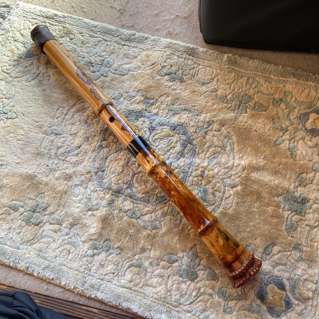 118尺八　大特価一尺九寸管　真山銘二印　大幅値下げ