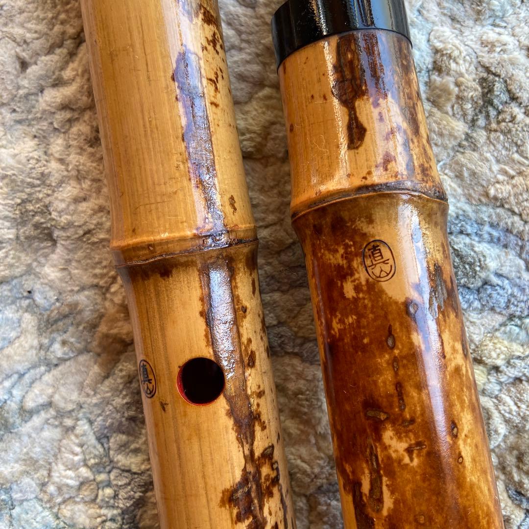 118尺八　大特価一尺九寸管　真山銘二印　大幅値下げ