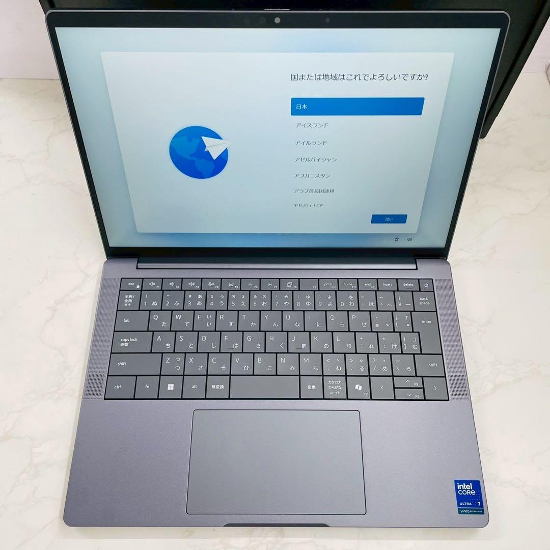 Windowsノート本体 Dell pro 13 premium PA13250 ultra7 v268