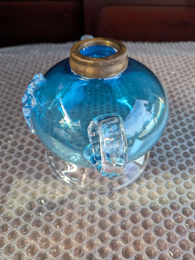 小樽　北一硝子　アンティーク ランプ　インテリア　ディスプレイ♦底値となります