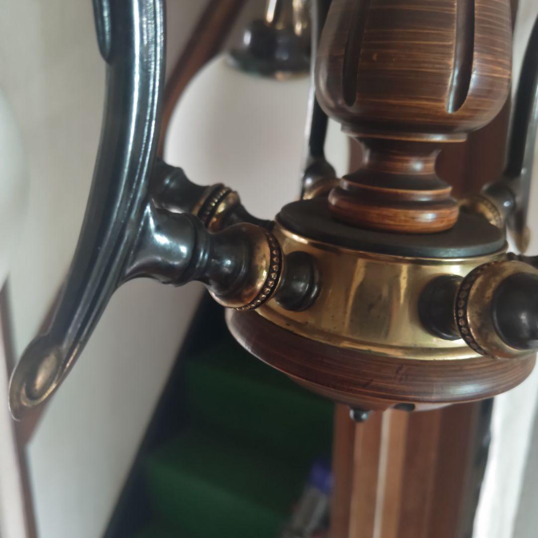 昭和レトロ　明和産業　6灯シャンデリア　当時物