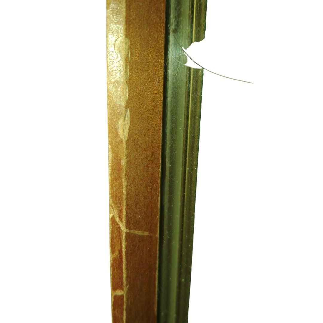 真作　油彩画　 海とボート