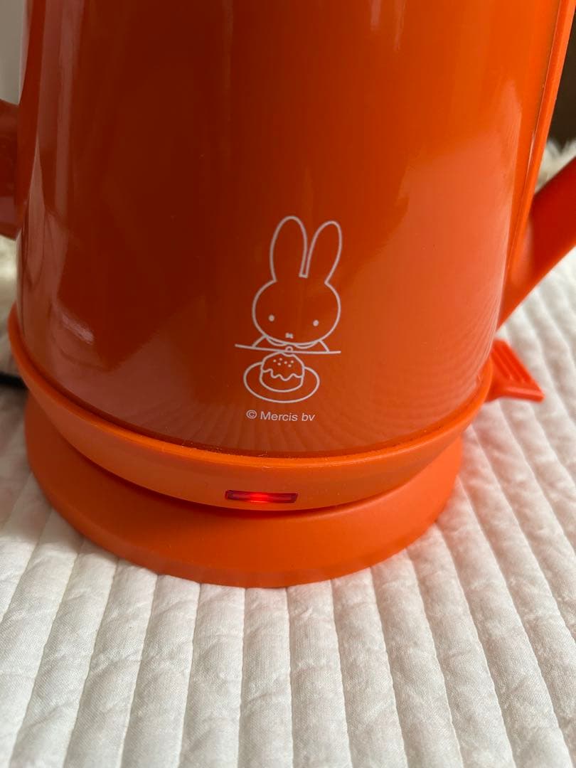 【値下げ中】新品BRUNO ブルーノミッフィー電気ケトル オレンジ