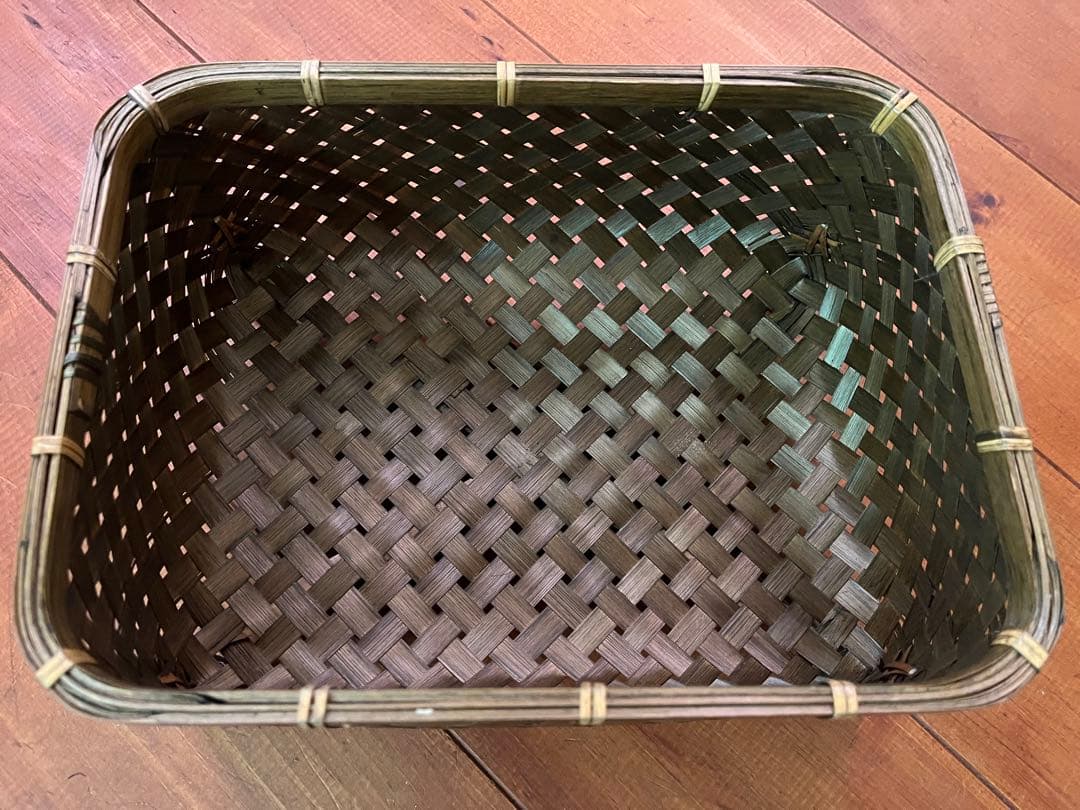 昭和レトロ　竹細工　まとめ売り　￼竹籠　茶托