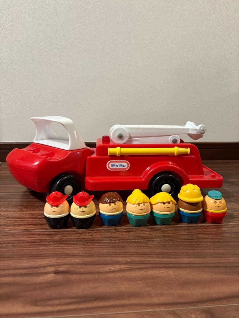 リトルタイクス　トドルトッツ　消防車　ヴィンテージ　トイストーリー　おまけ付き