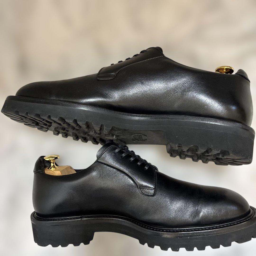 【美品】WH　ダブルエイチ　WHSS-0001　干場　プレーントゥ　27cm