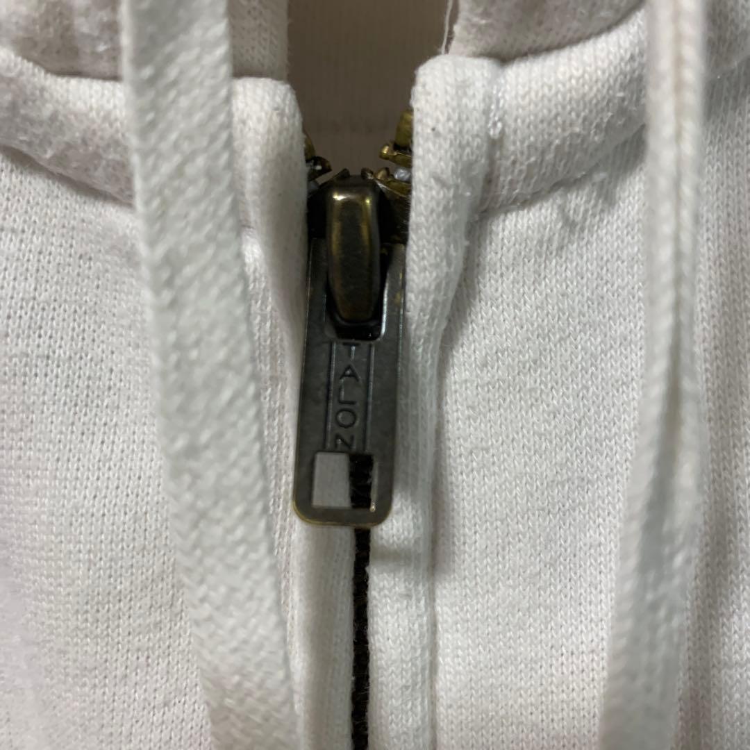 Polo Ralph Lauren ホワイト ビックポニーY2Kジップパーカー