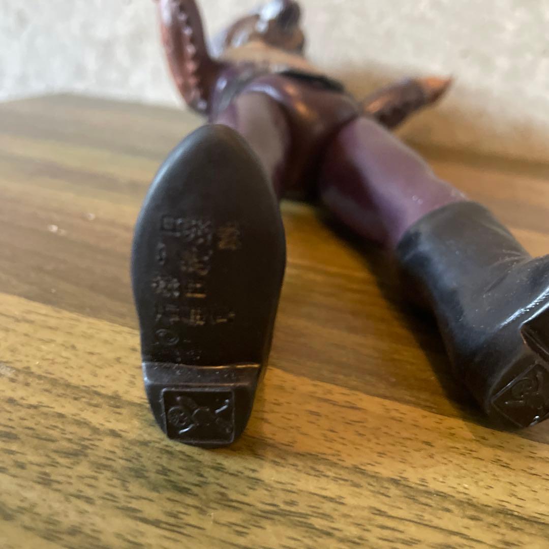 当時物　仮面ライダー怪人　アリキメデス　ソフビ ベルト長靴あり