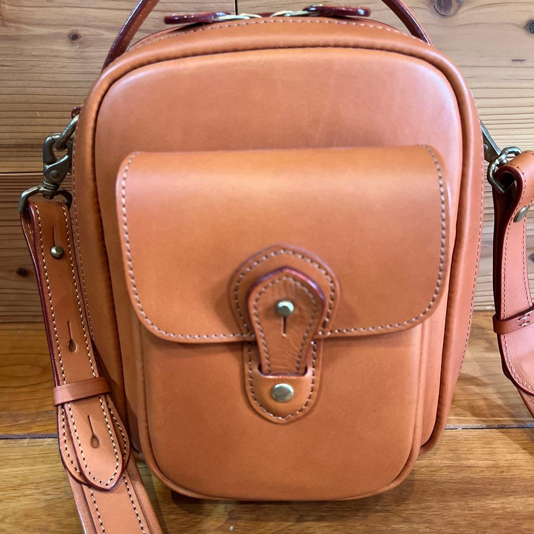 【未使用品】ITAGAKI 2way 本革レザー ショルダーバッグ　板垣