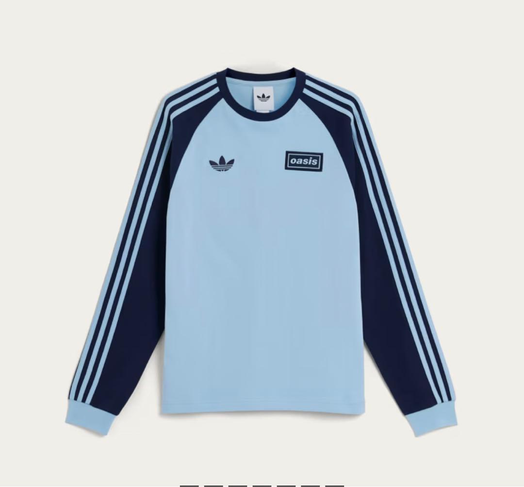 oasis× adidasツアースリーストライプス 長袖　XLサイズ　未使用