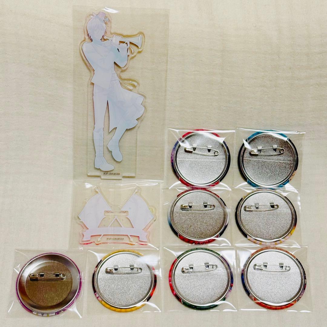 魔入りました!入間くん アスモデウス・アリス アクリルスタンド 缶バッジ セット