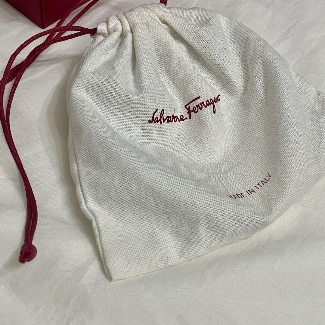 【極美品】Salvatore Ferragamo カチューシャ リボン　ブラック