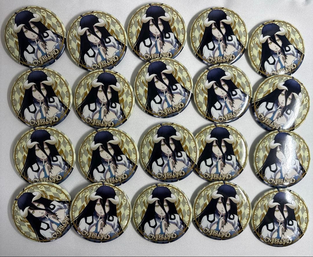 J 劇場版「オーバーロード」聖王国編トレーディング缶バッジ アルベド 20個