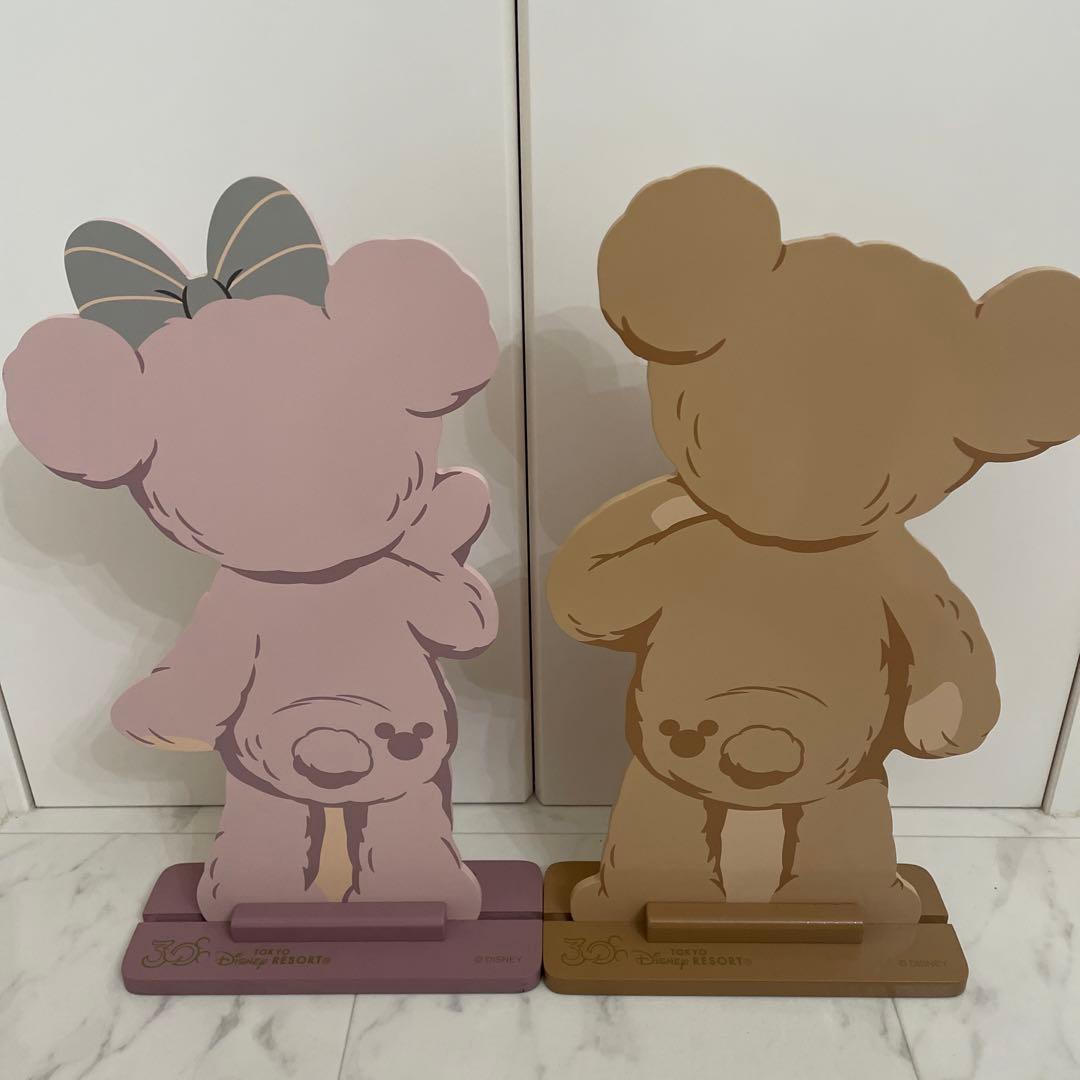 ダッフィー シェリーメイ オブジェ ウッドボード