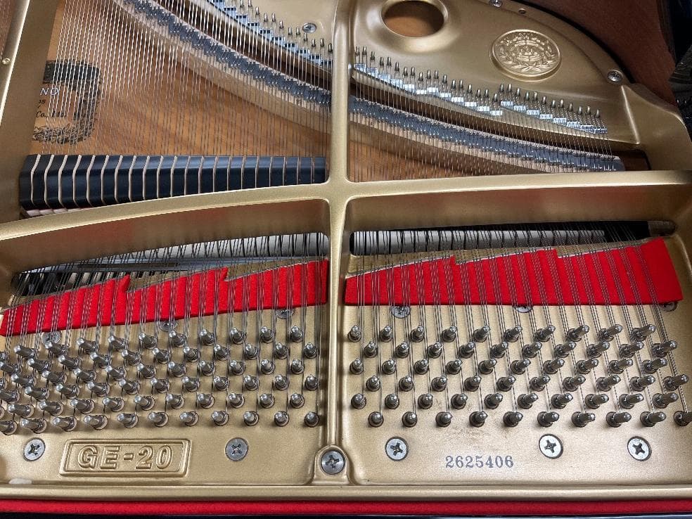 ★55068【グランドピアノ】KAWAI　GE20　消音機能付き