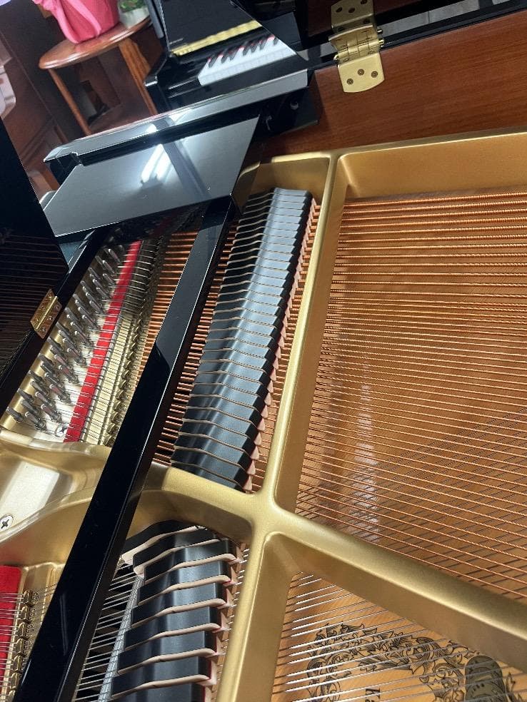 ★55068【グランドピアノ】KAWAI　GE20　消音機能付き