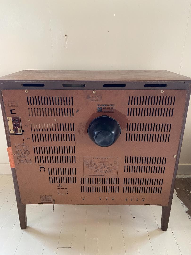 【ジャンク品】昭和レトロ パナソニック 家具調テレビ TH-7700 o039