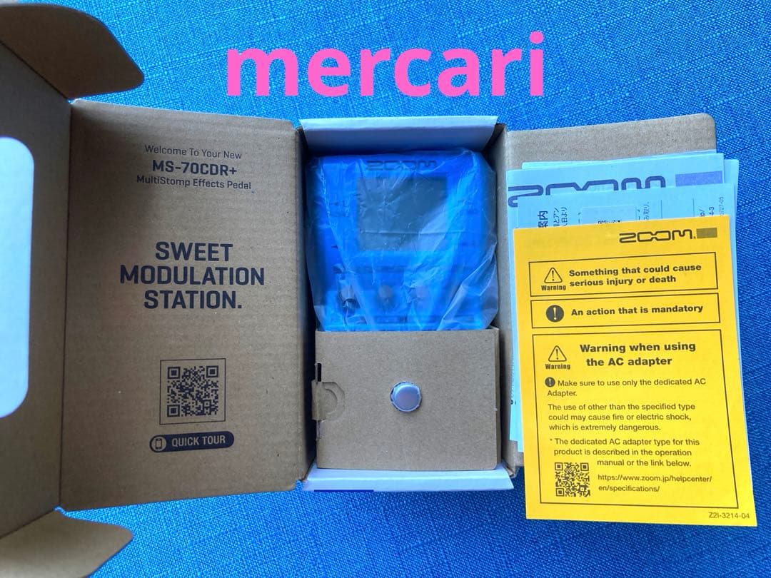 ZOOM MS-70CDR+ MultiStomp空間系マルチエフェクター 美品