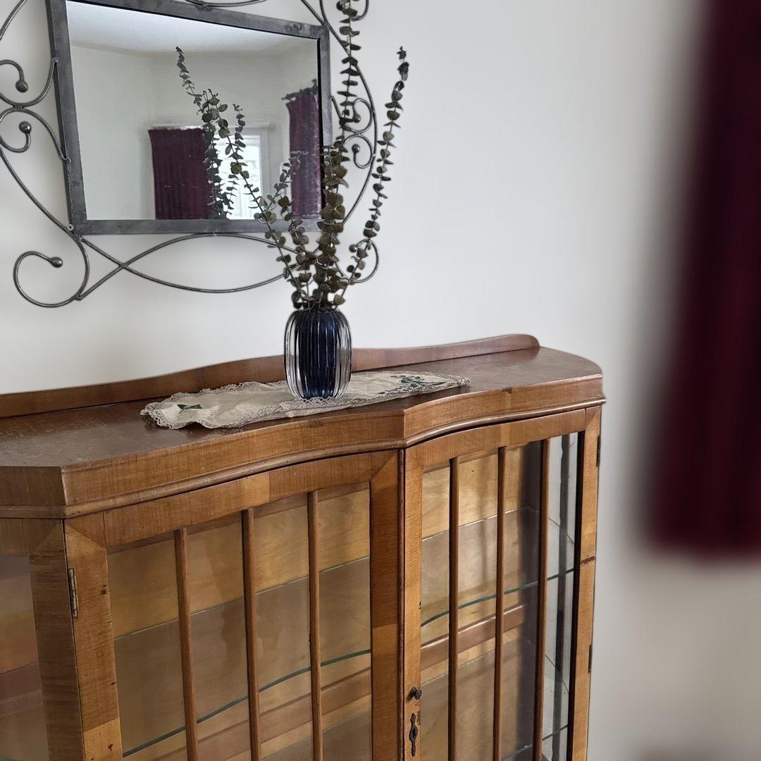 イギリス製アンティーク　ヴィクトリアン　キャビネット 引き取り限定