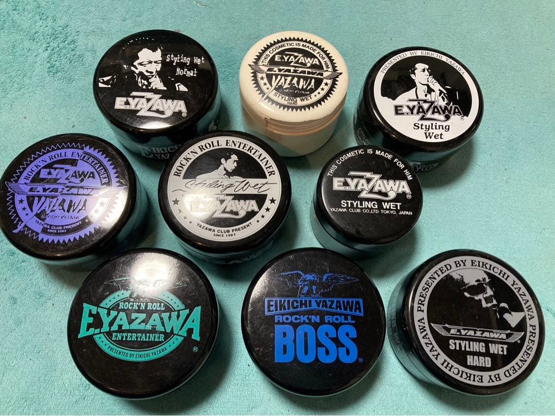 矢沢永吉　ポマード　ケース　当時物　まとめ売り