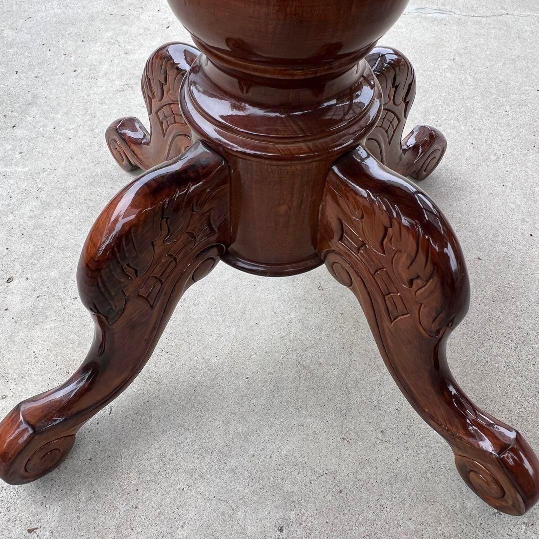 高級✨　木製　ダイニングテーブル　椅子　セット　アンティーク　艶　象嵌　イタリア