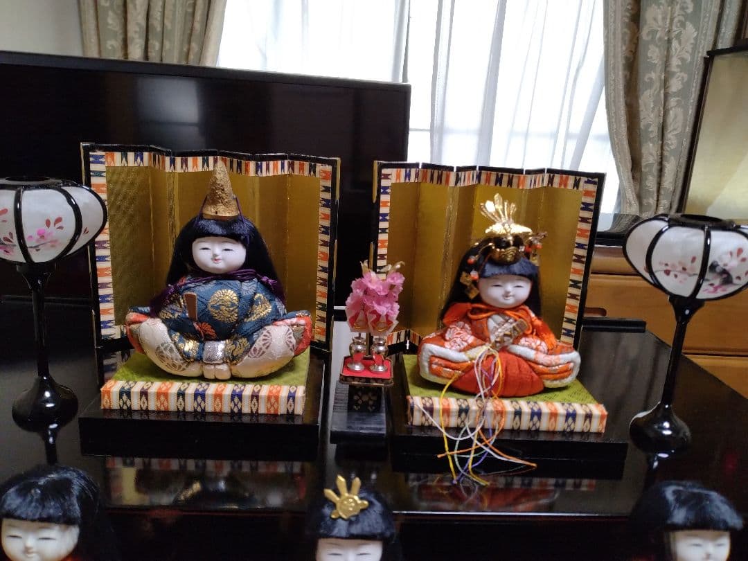 木目込みミニ雛人形