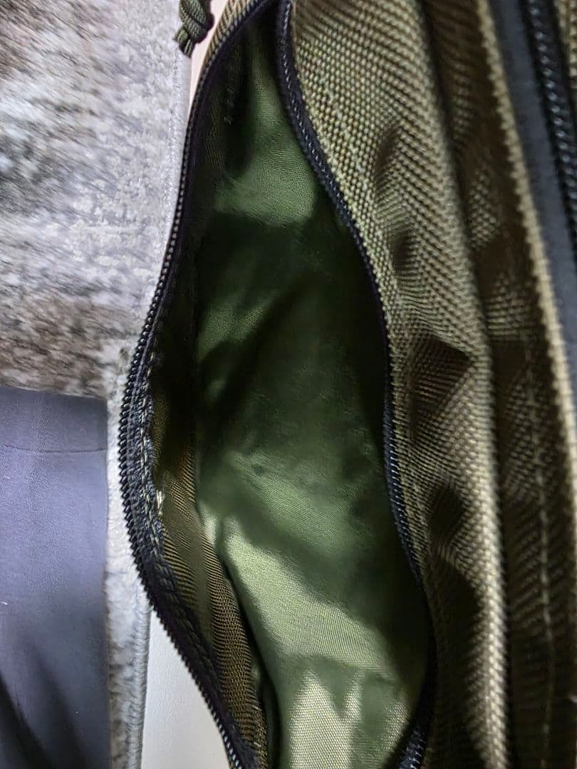 美品☆ブリーフィング 2way ビジネスバッグ ショルダー グリーン