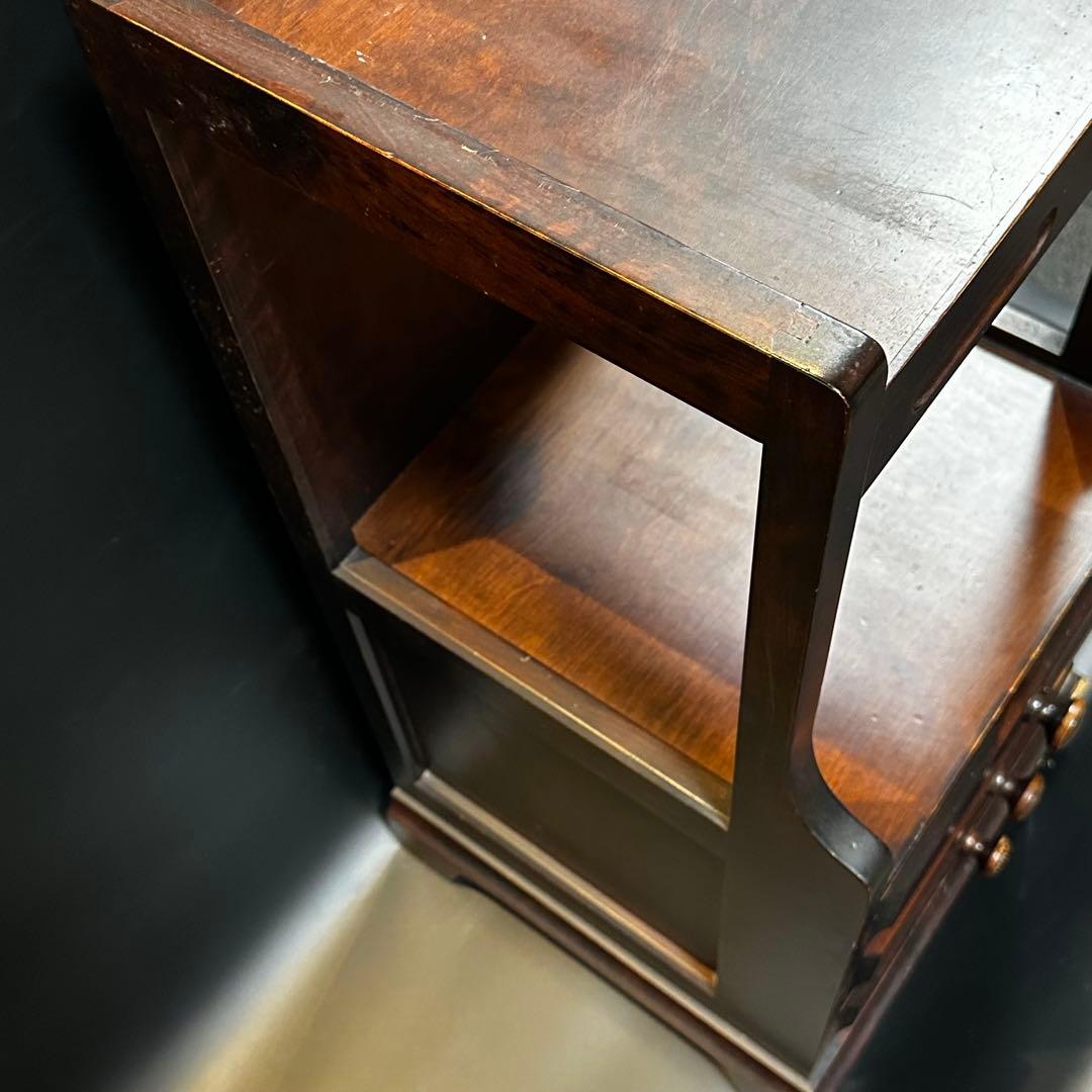 n*3様 神居民芸家具 電話台 棚 引き出し