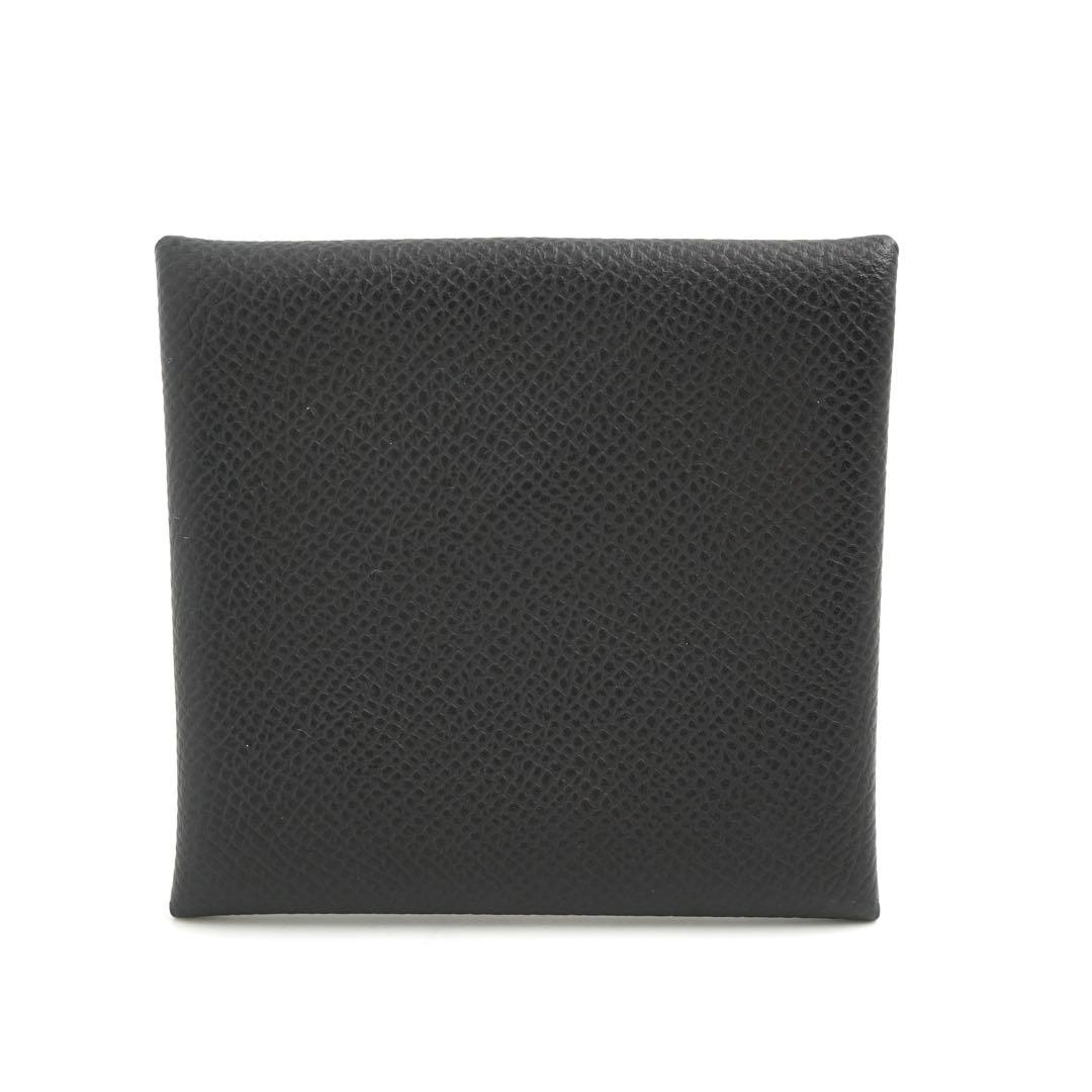 ✨新品未使用・箱付き✨　HERMES ケース　バスティア　エプソン　黒色