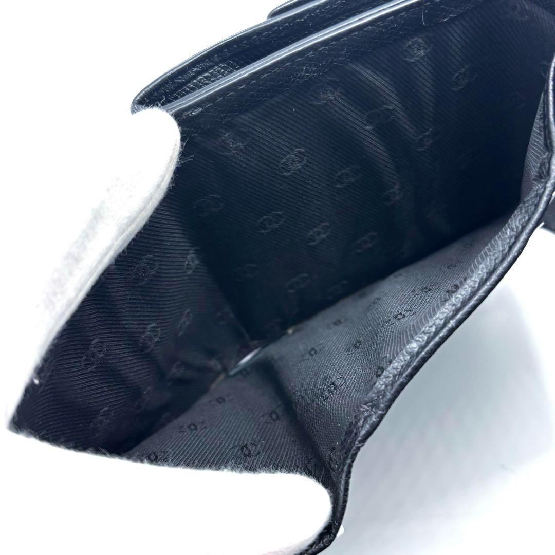 【極美品✨】シャネル 財布 ココボタン Wホック 三つ折