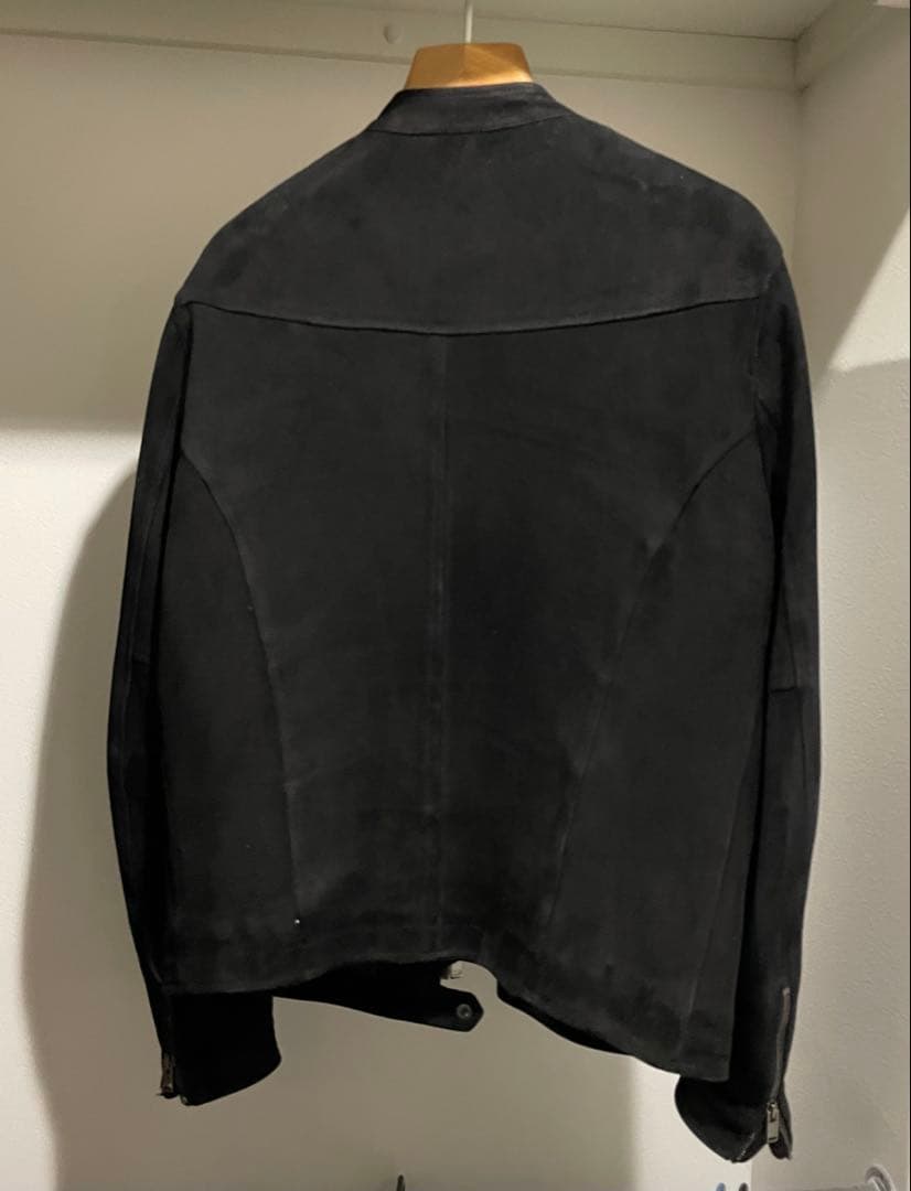 タリアトーレ ゴートスエード レザー ライダース ジャケット