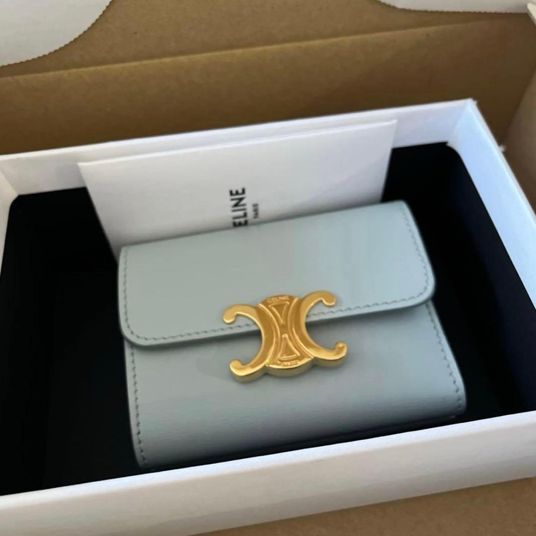 ヨ*コ様 最終値下げCELINE♡セリーヌ♡トリオンフ コンパクトウォレット ソ