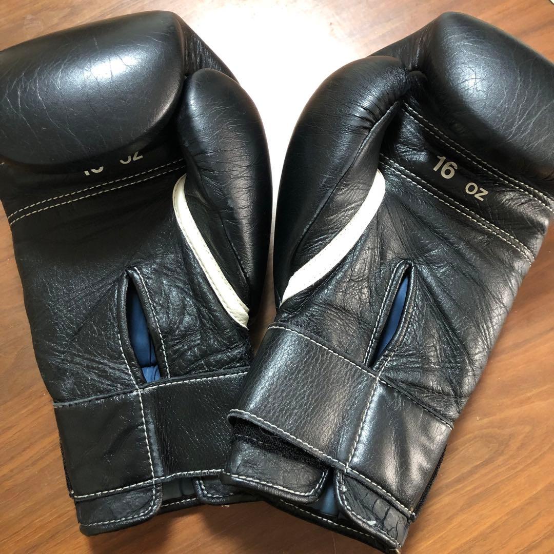 【美品】Winning ボクシンググローブ 16oz ブラック