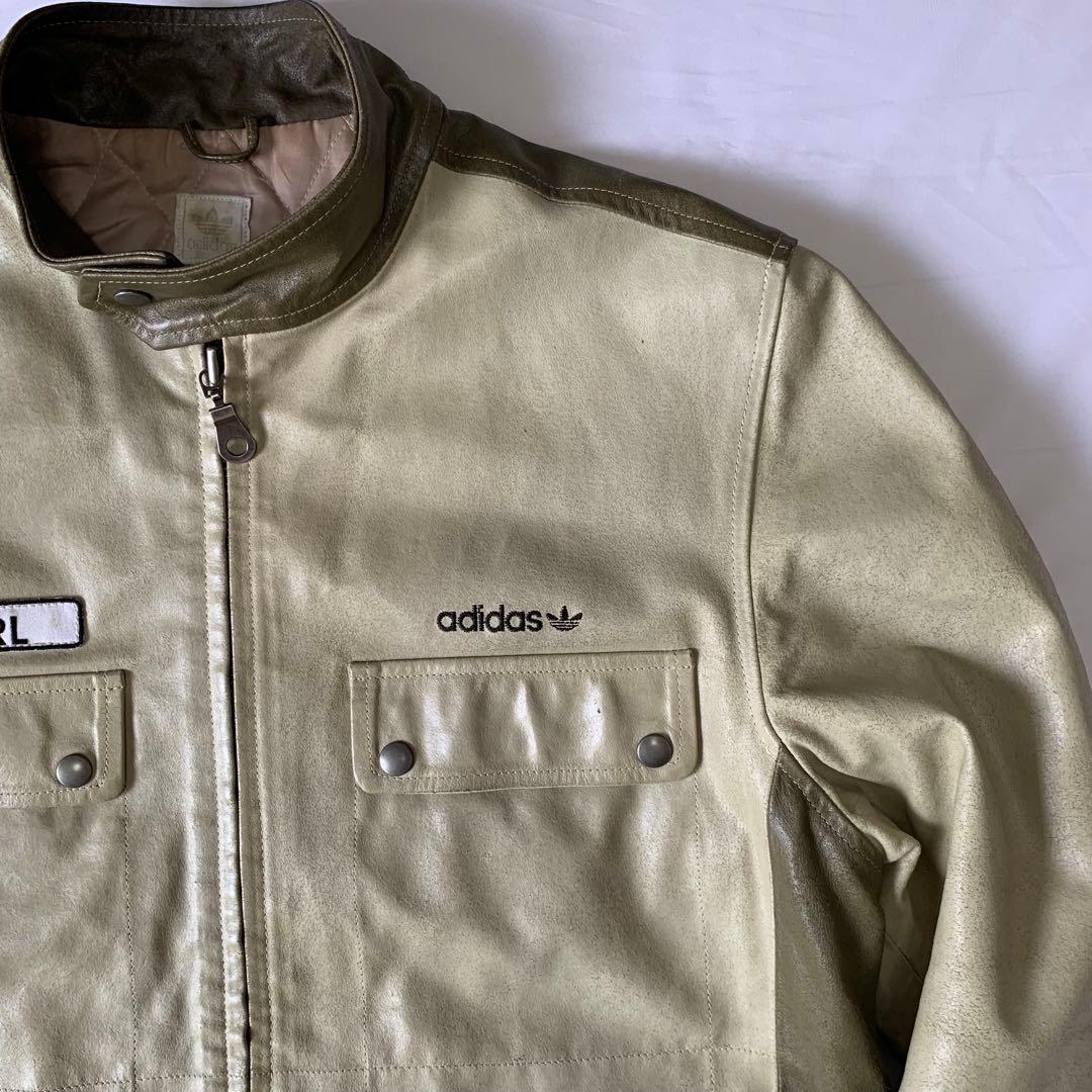 00's adidas アディダス W.ROHRL レザージャケット
