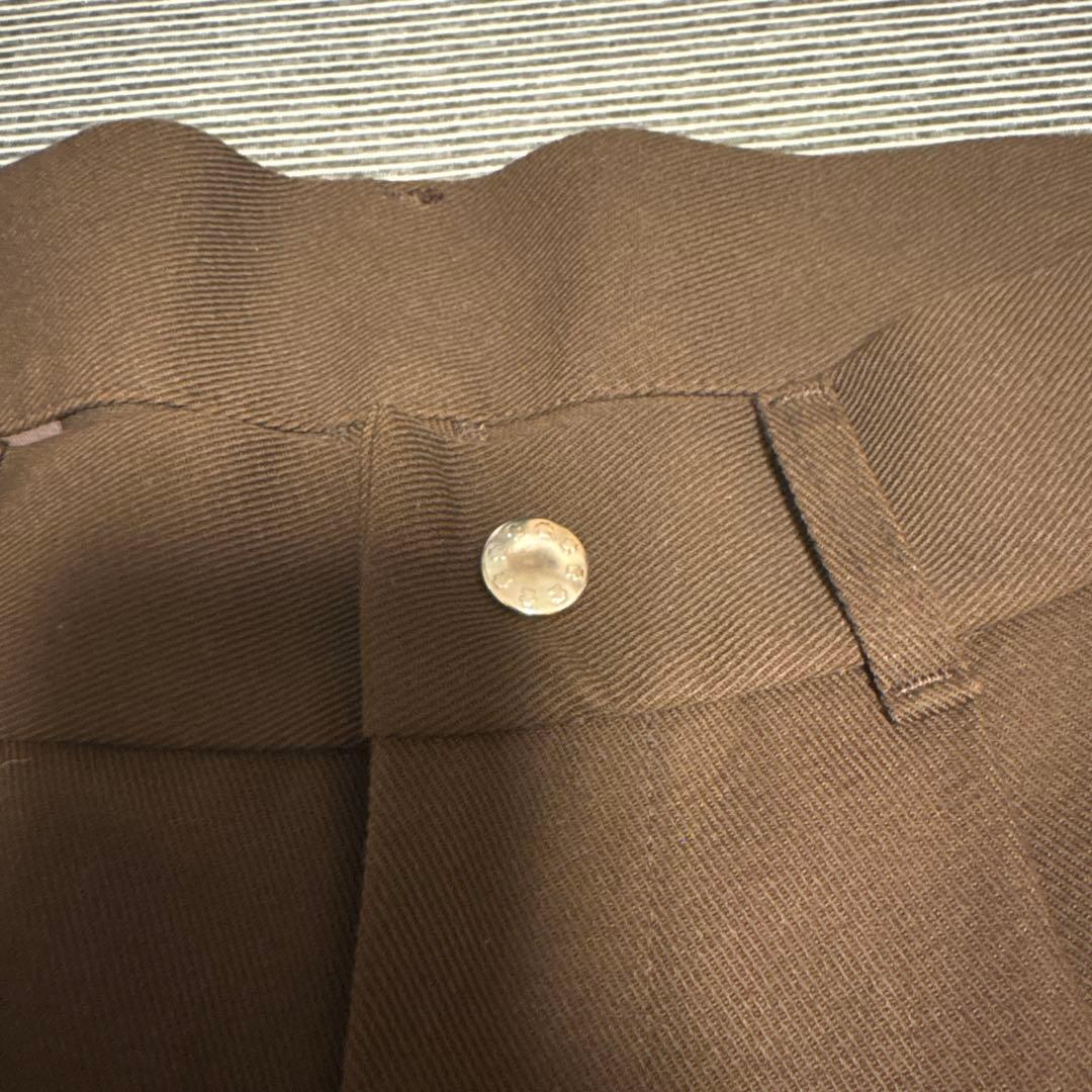 TTT MSW 2tuck chino pants (brown) Mサイズ