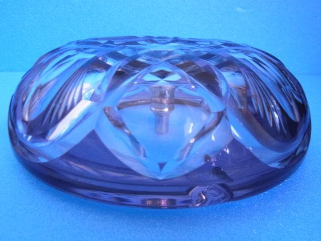 未使用品　和ガラス　切子　煙草セット　三越　戦前　デットストック　昭和レトロ