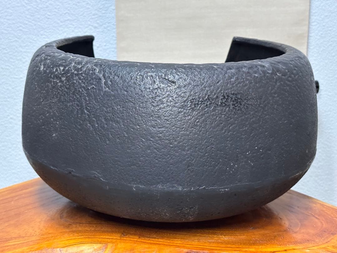 道安風炉（前欠け風炉） 五徳 底瓦 3点 茶道具