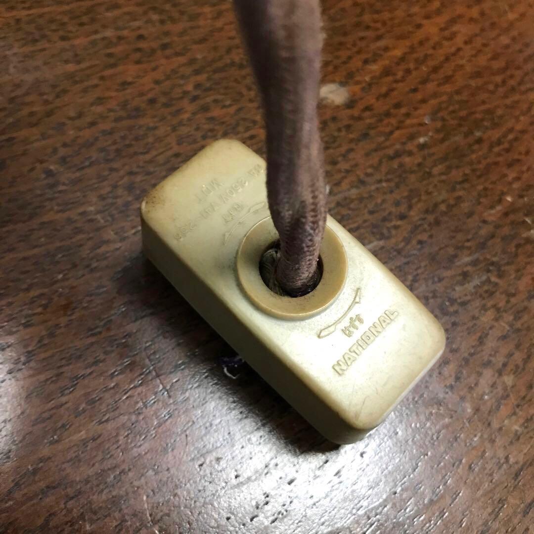 昭和レトロ　ガラス　電気の傘　アンティーク　電笠